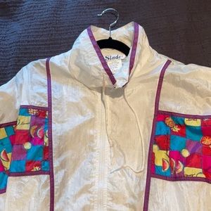 Ski 90s style windbreaker